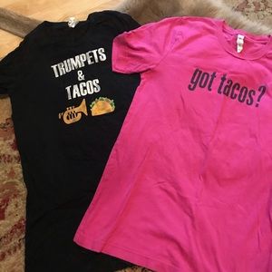 2 Ladies Small Taco Shirts 😎🌮